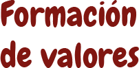 Formación de valores